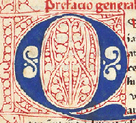Detail from page of De officiis with Paradoxa Stoicorum. Click on the image to see the entire page.